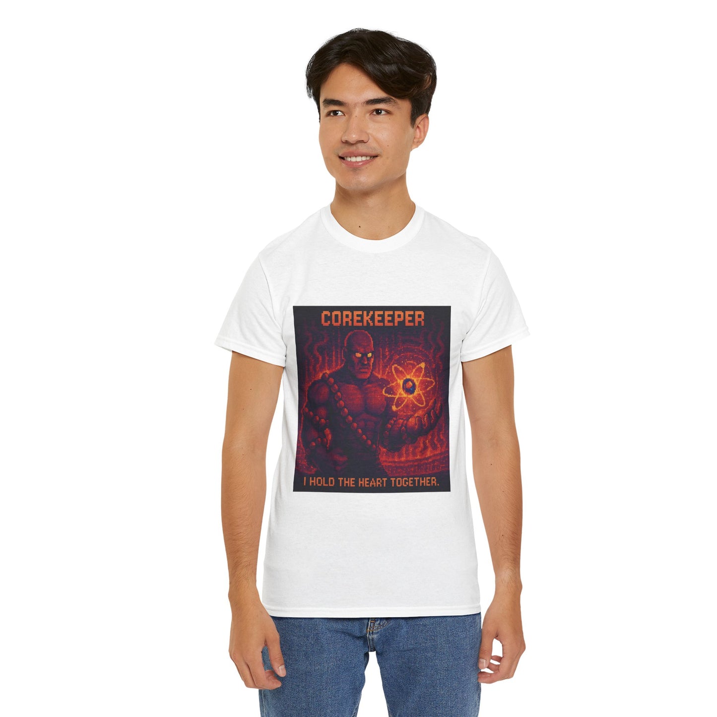 Corekeeper – Strong Nuclear Force / Fusion Bond Pixel Tee - PixelatedPhysics