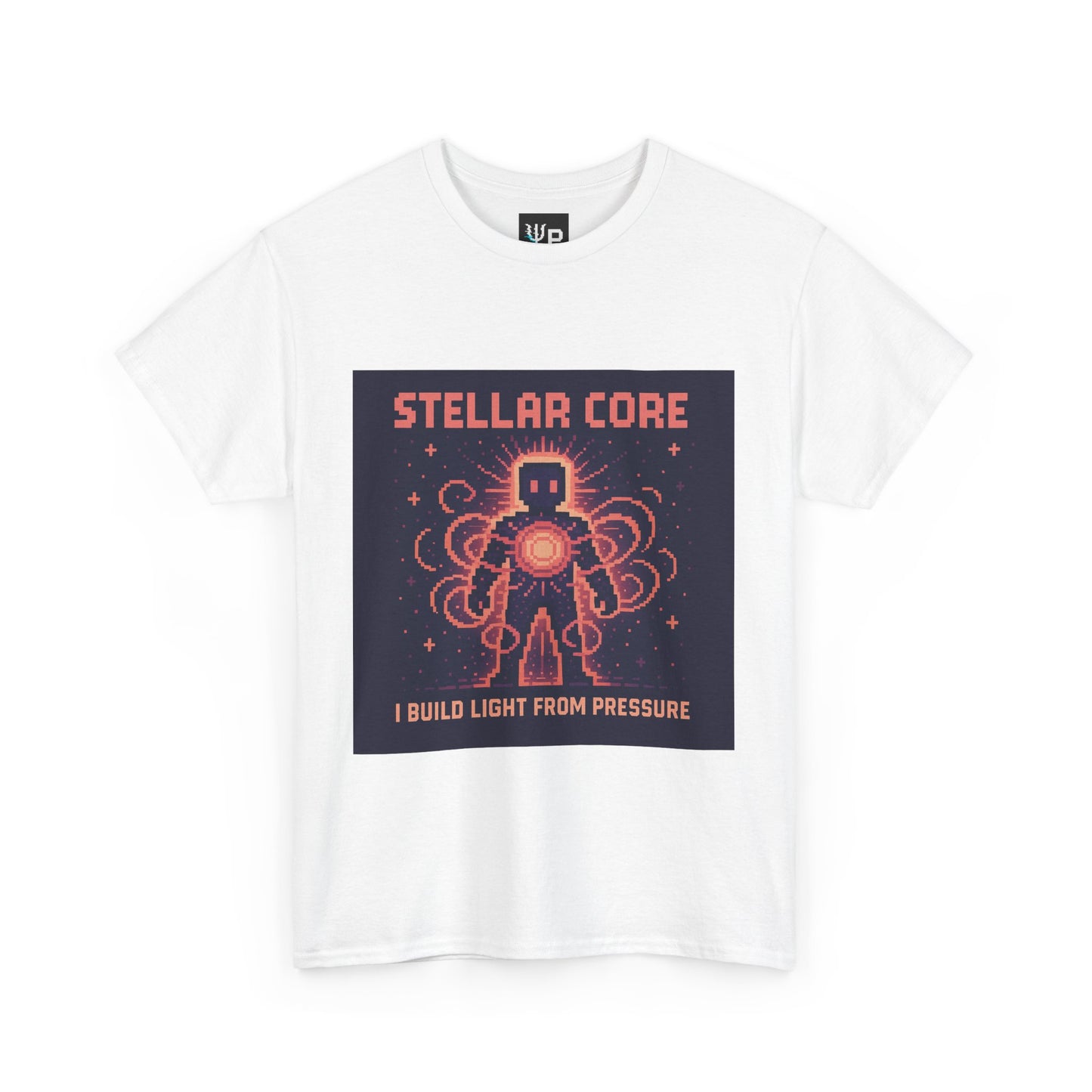 Stellar Core – Nuclear Fusion Pixel Tee - PixelatedPhysics