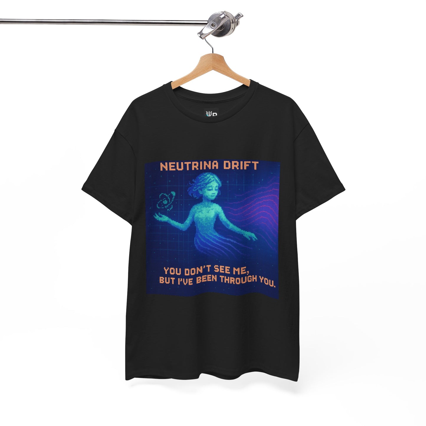 Neutrina Drift – Weak Nuclear Force / Lepton Phase Pixel Tee - PixelatedPhysics