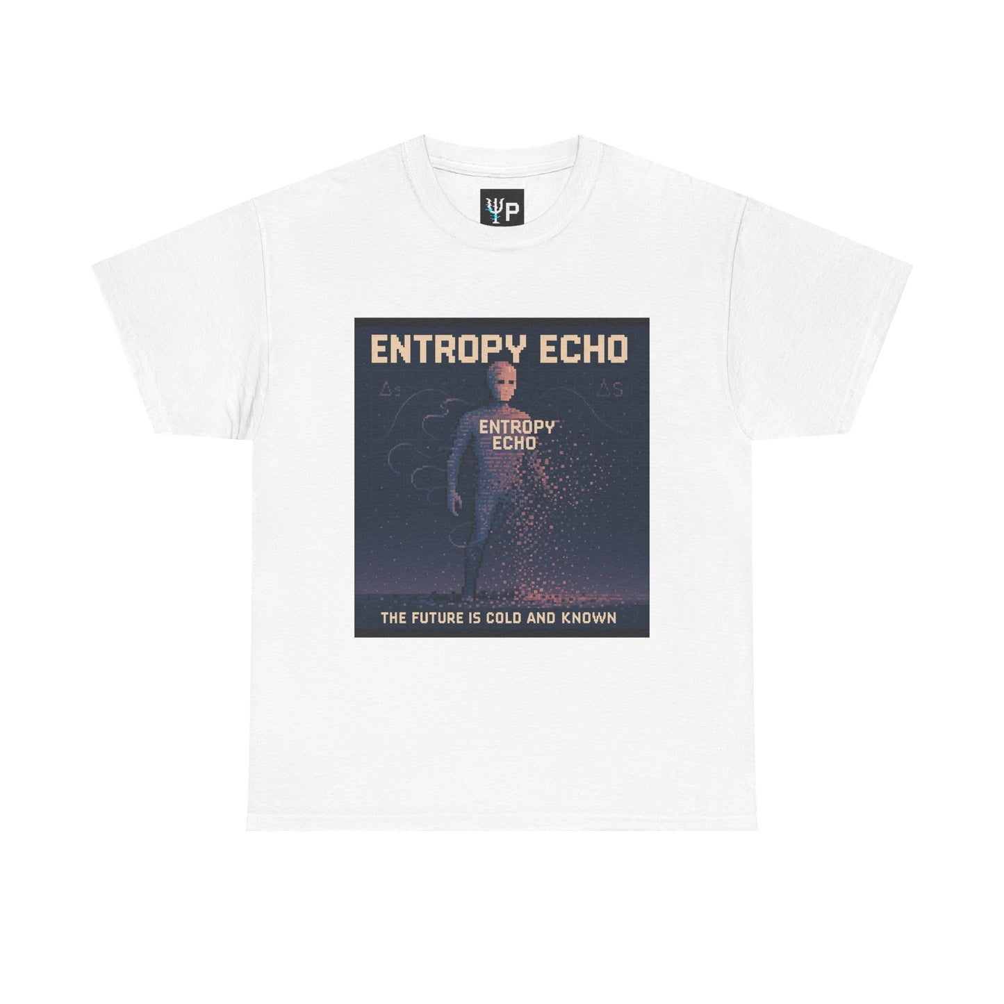Entropy Echo – Thermal Decay / Heat Death Pixel Tee - PixelatedPhysics