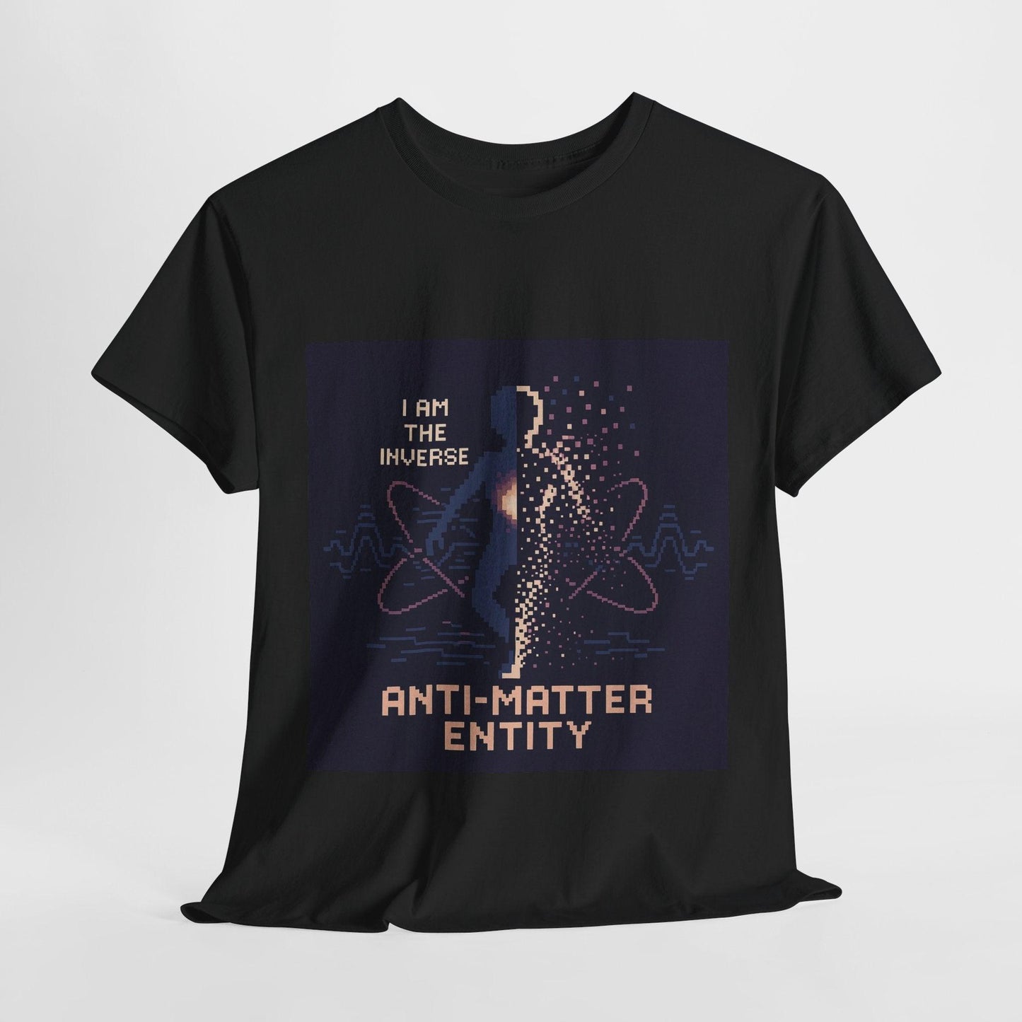 Anti-Matter Entity – Particle Annihilation / Positron Emission Physics T-Shirt-T-Shirt-PixelatedPhysics
