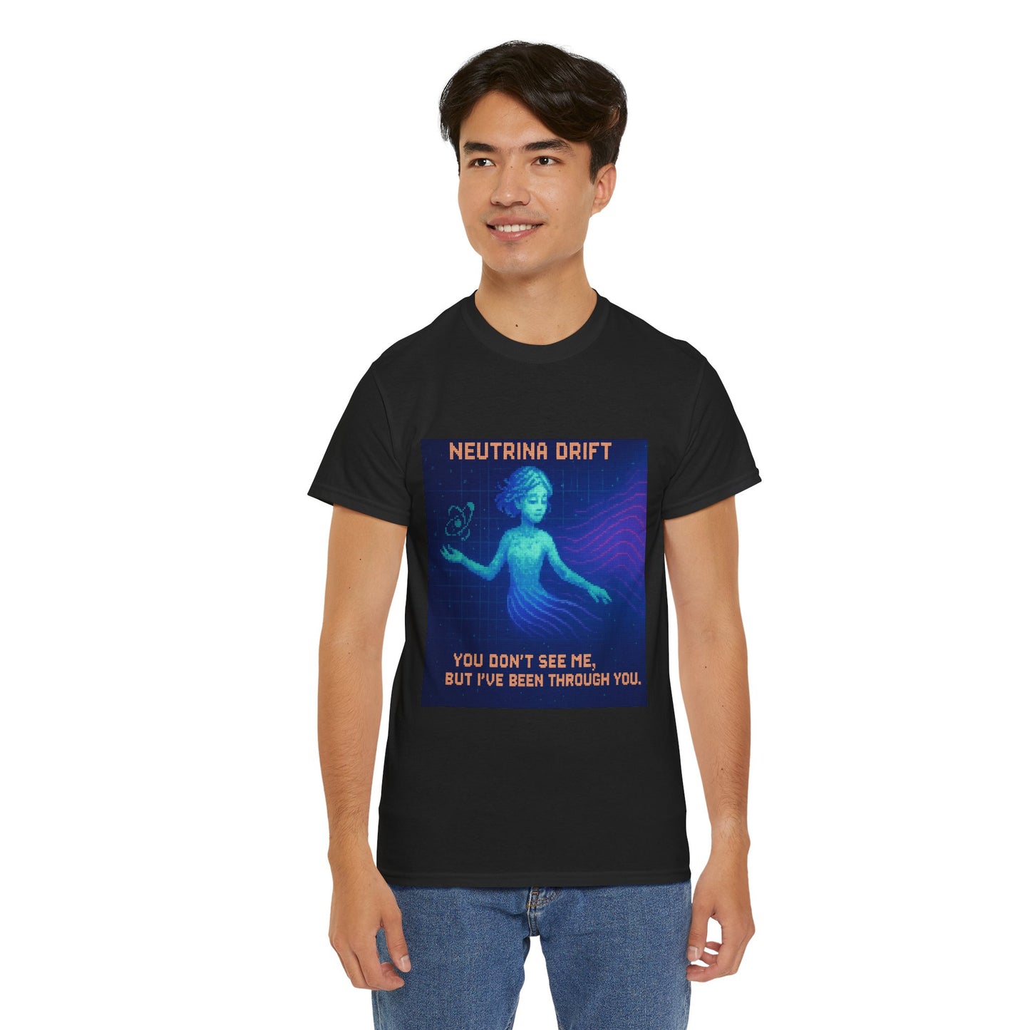 Neutrina Drift – Weak Nuclear Force / Lepton Phase Pixel Tee - PixelatedPhysics