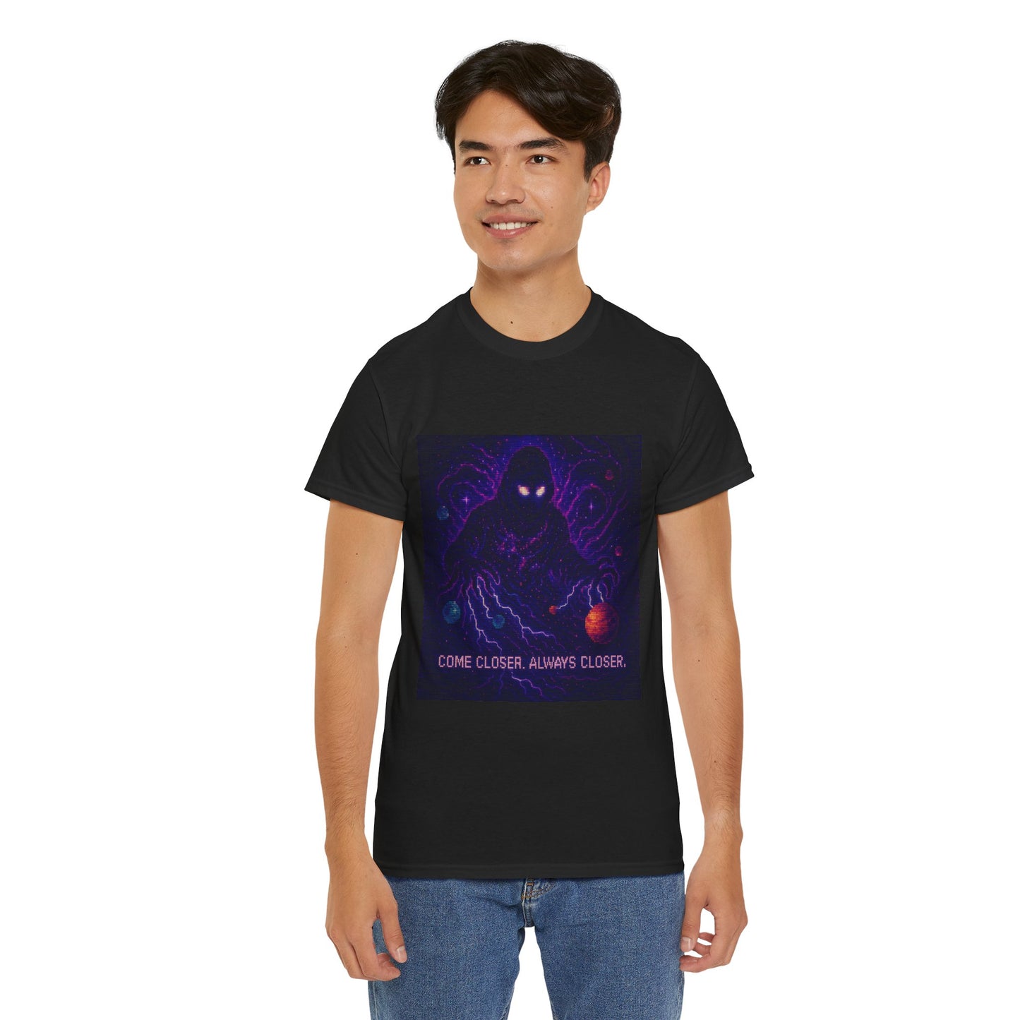 The Lurker – General Relativity (Einstein) 1915 Pixel Tee - PixelatedPhysics