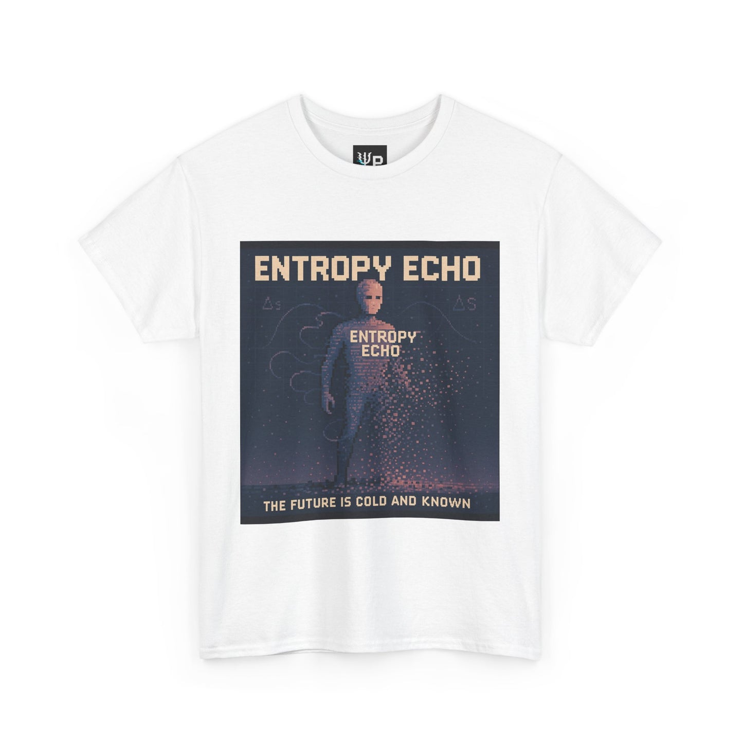 Entropy Echo – Thermal Decay / Heat Death Pixel Tee - PixelatedPhysics