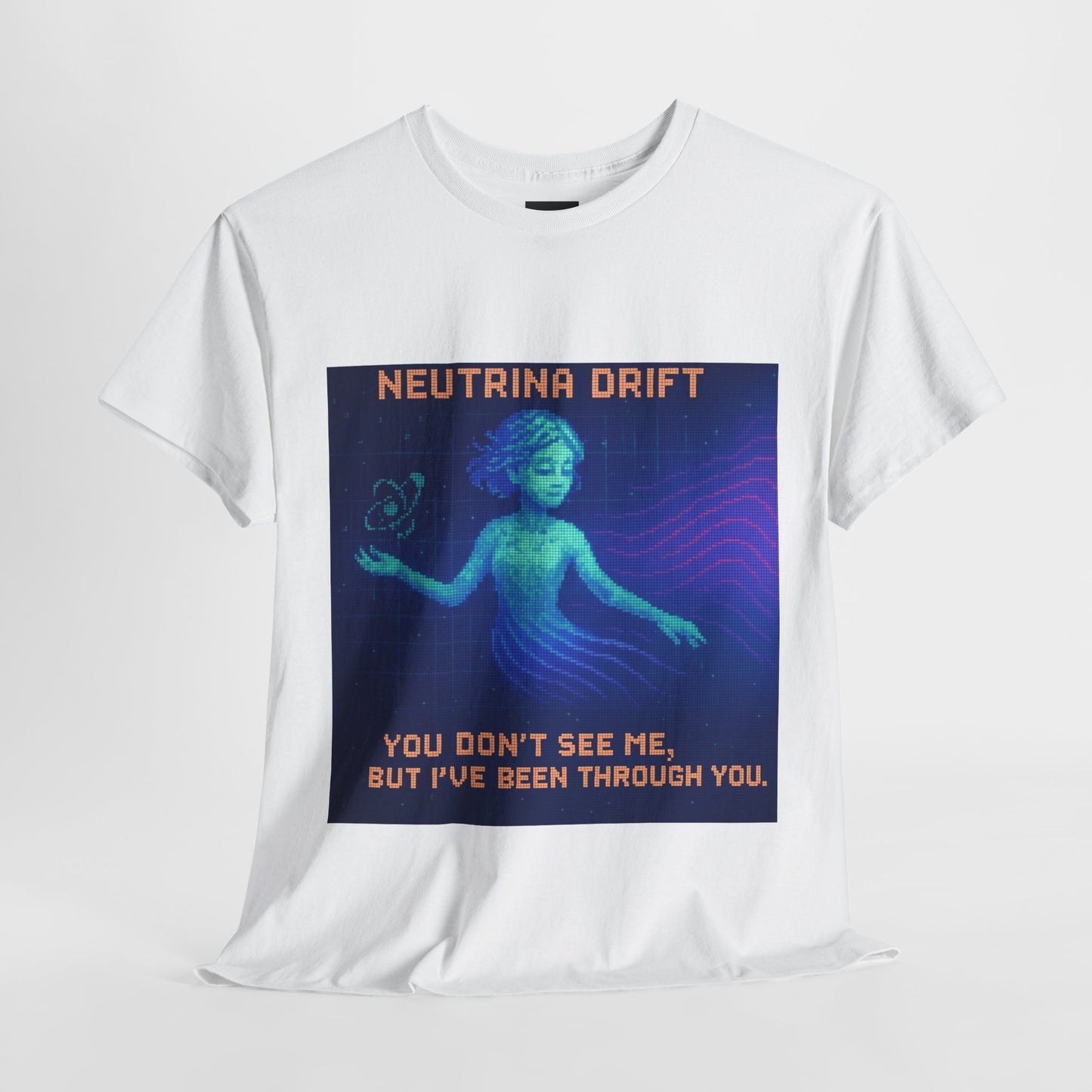 Neutrina Drift – Weak Nuclear Force / Lepton Phase Pixel Tee - PixelatedPhysics