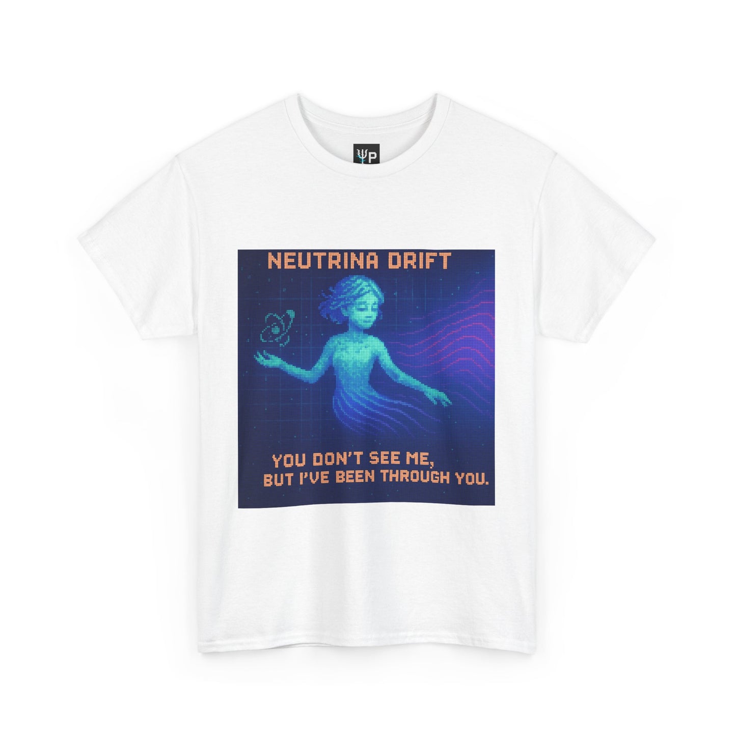 Neutrina Drift – Weak Nuclear Force / Lepton Phase Pixel Tee - PixelatedPhysics