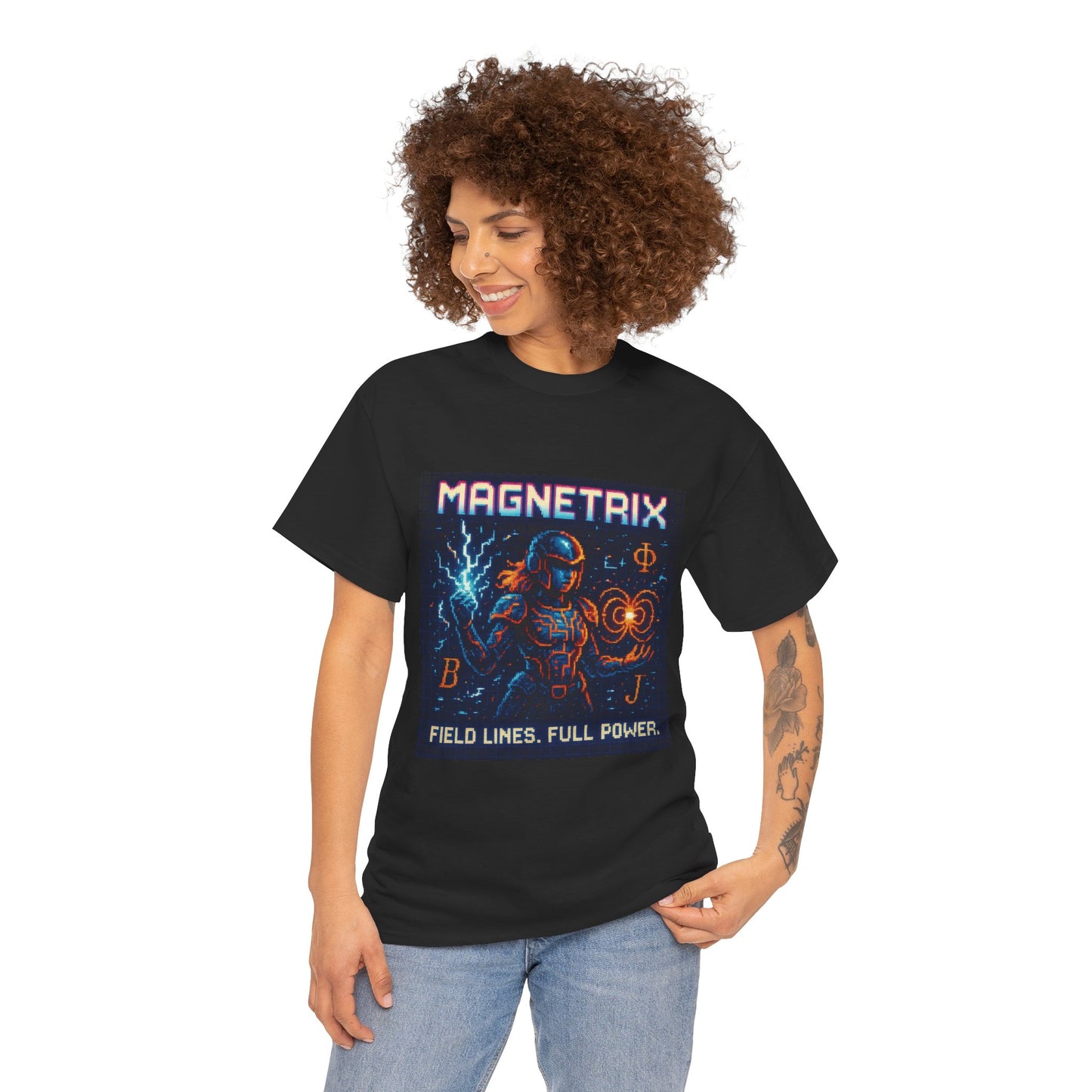 Magnetrix – Electromagnetism Pixel Tee - PixelatedPhysics