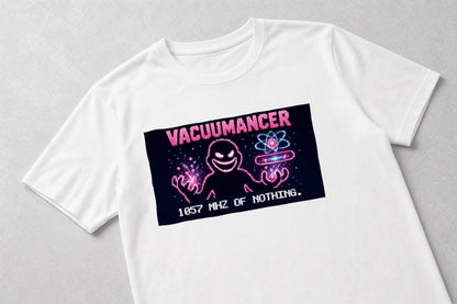 Vacuumancer – Lamb Shift physics T-shirt