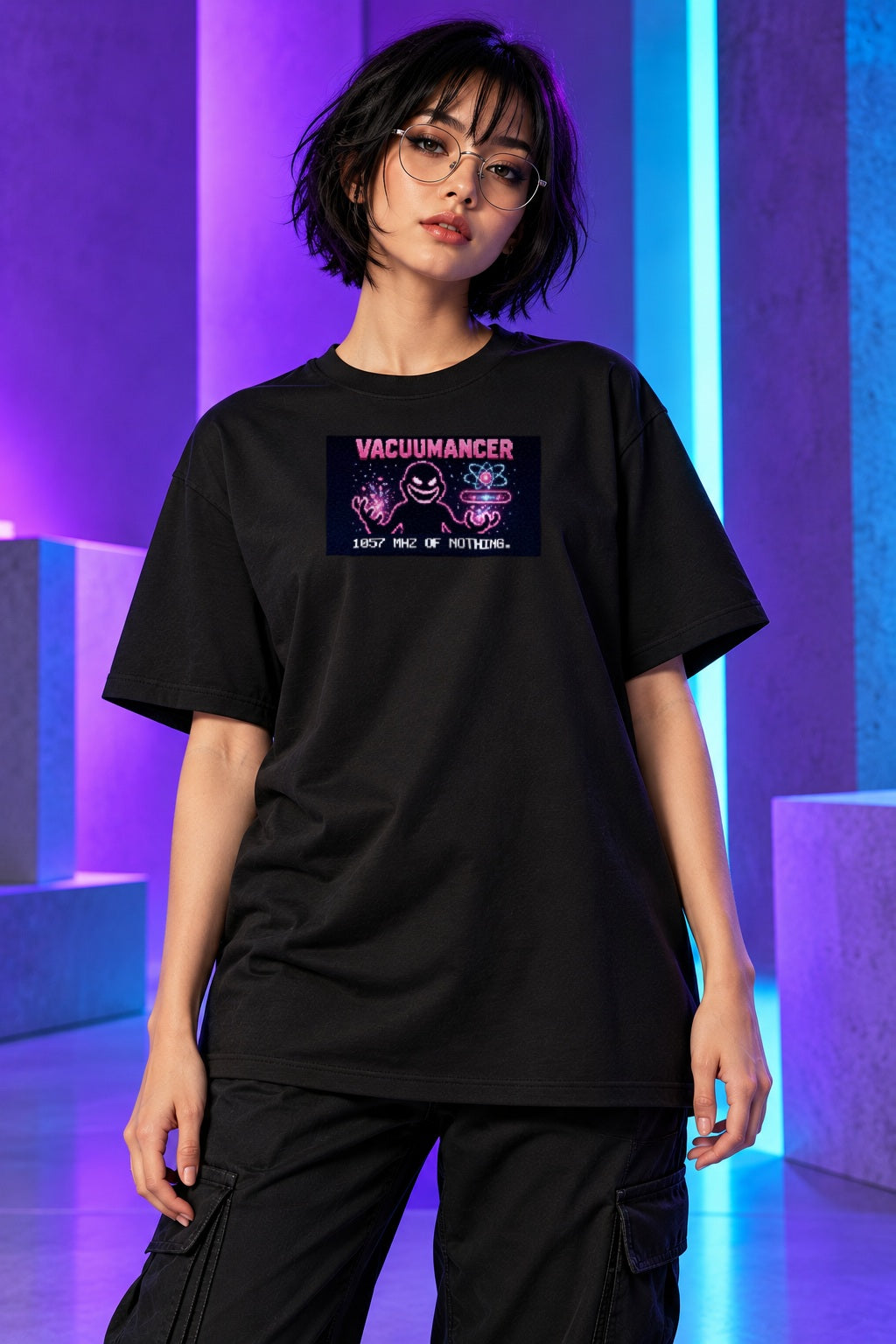 Vacuumancer – Lamb Shift physics T-shirt