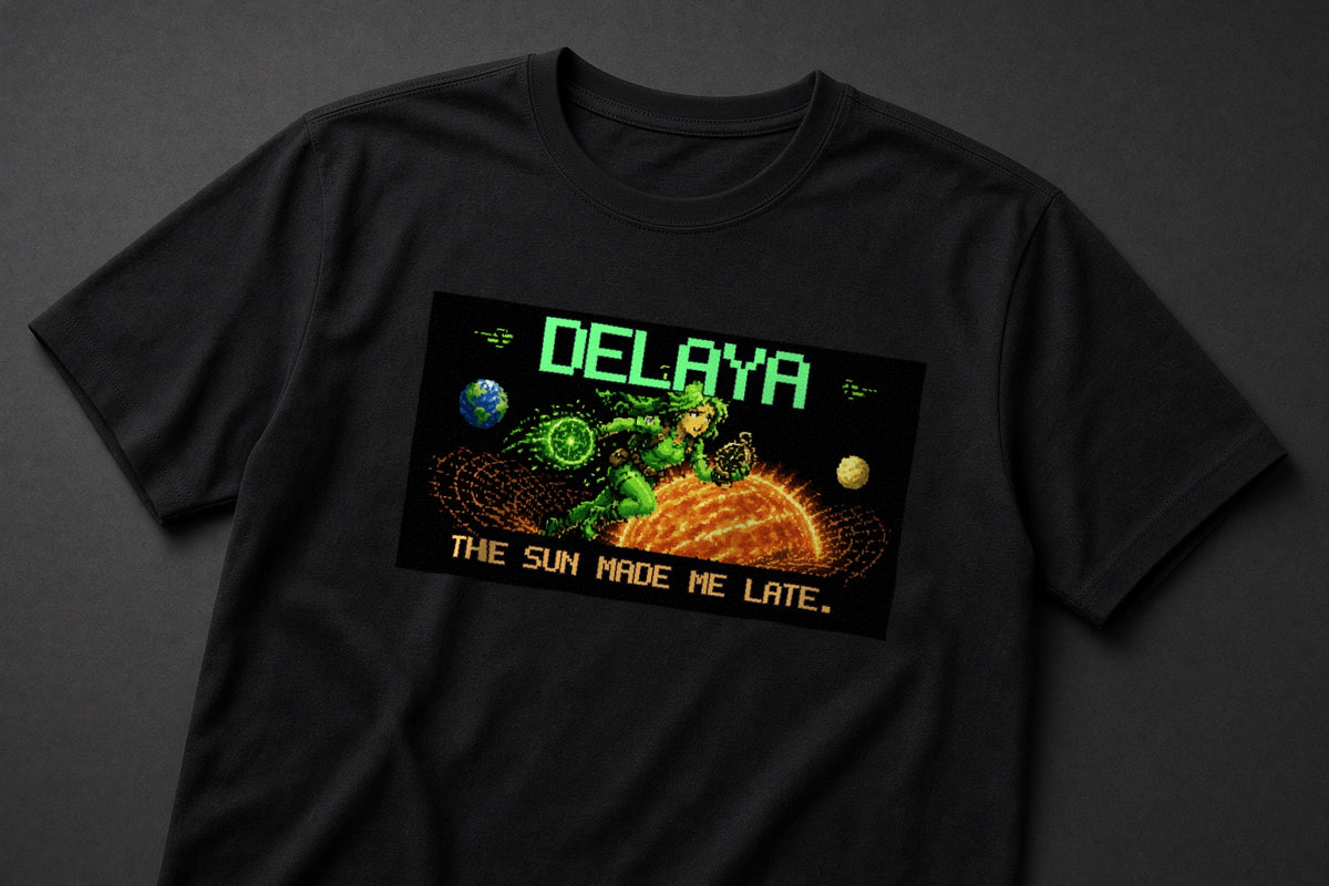 Delaya – Shapiro Time Delay physics T-shirt