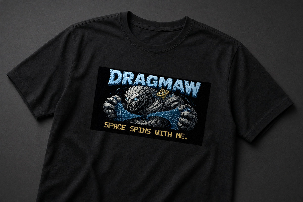 Dragmaw – Frame Dragging physics T-shirt