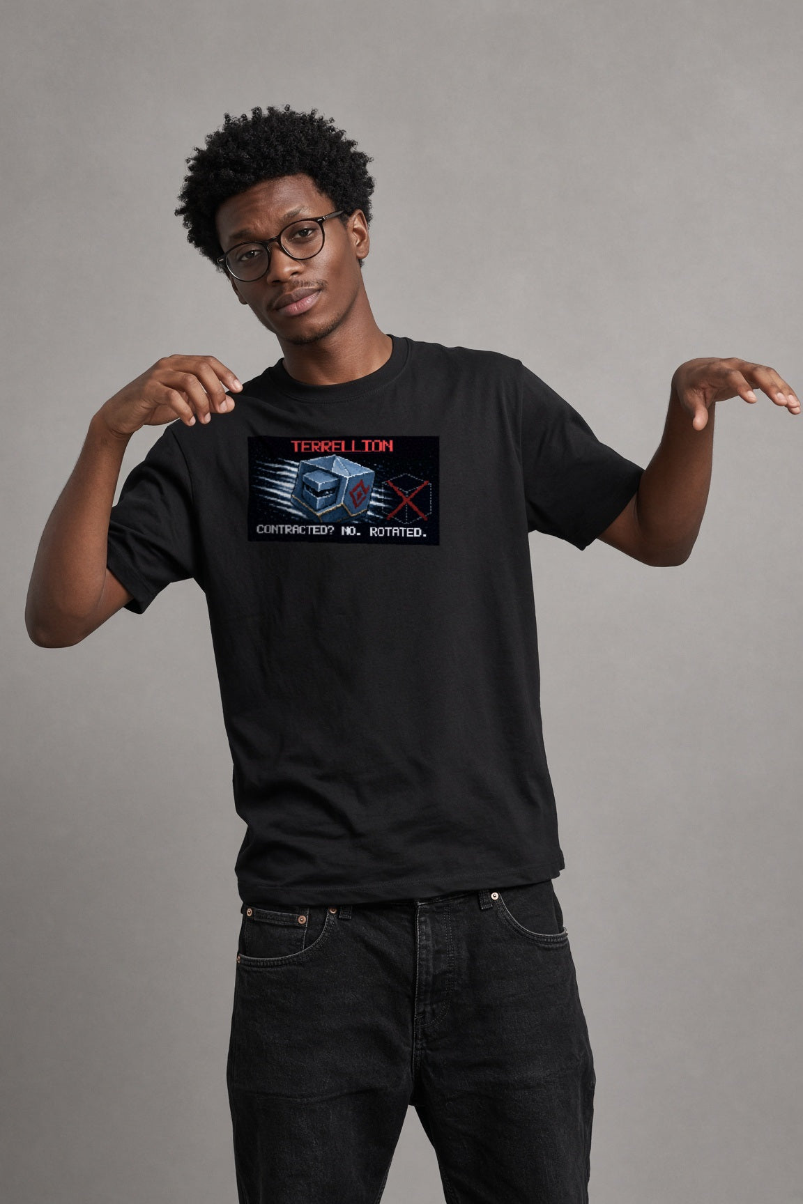 Terrellion – Terrell–Penrose physics T-shirt