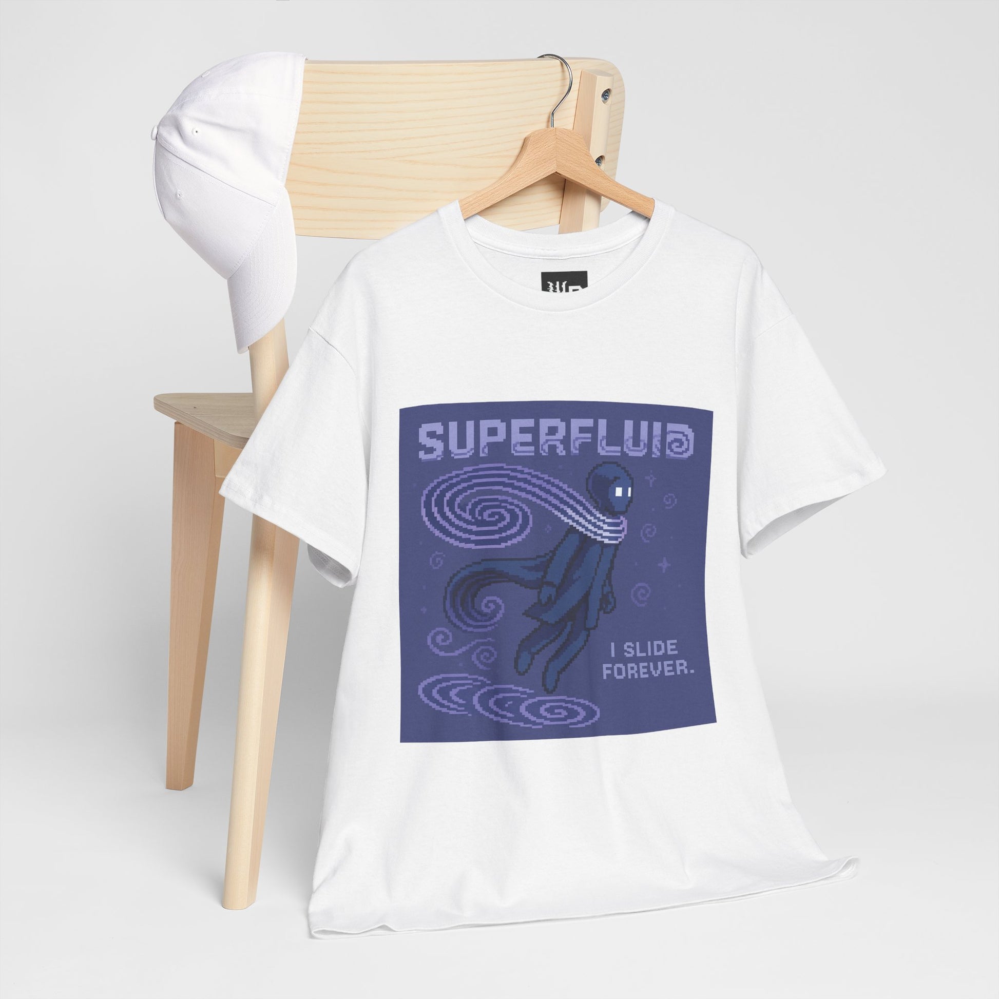 Superfluid- Quantum Fluid at Near Absolute Zero Pixel Tee - PixelatedPhysics