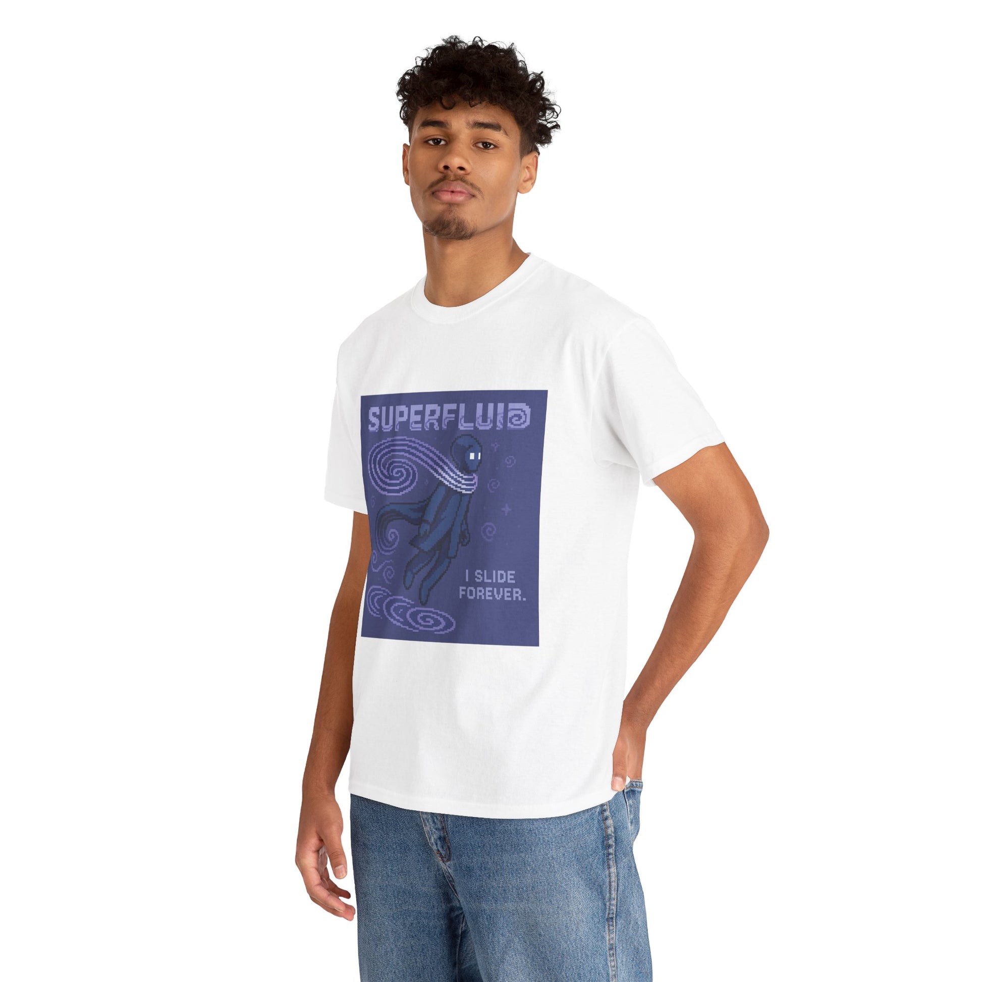 Superfluid- Quantum Fluid at Near Absolute Zero Pixel Tee - PixelatedPhysics