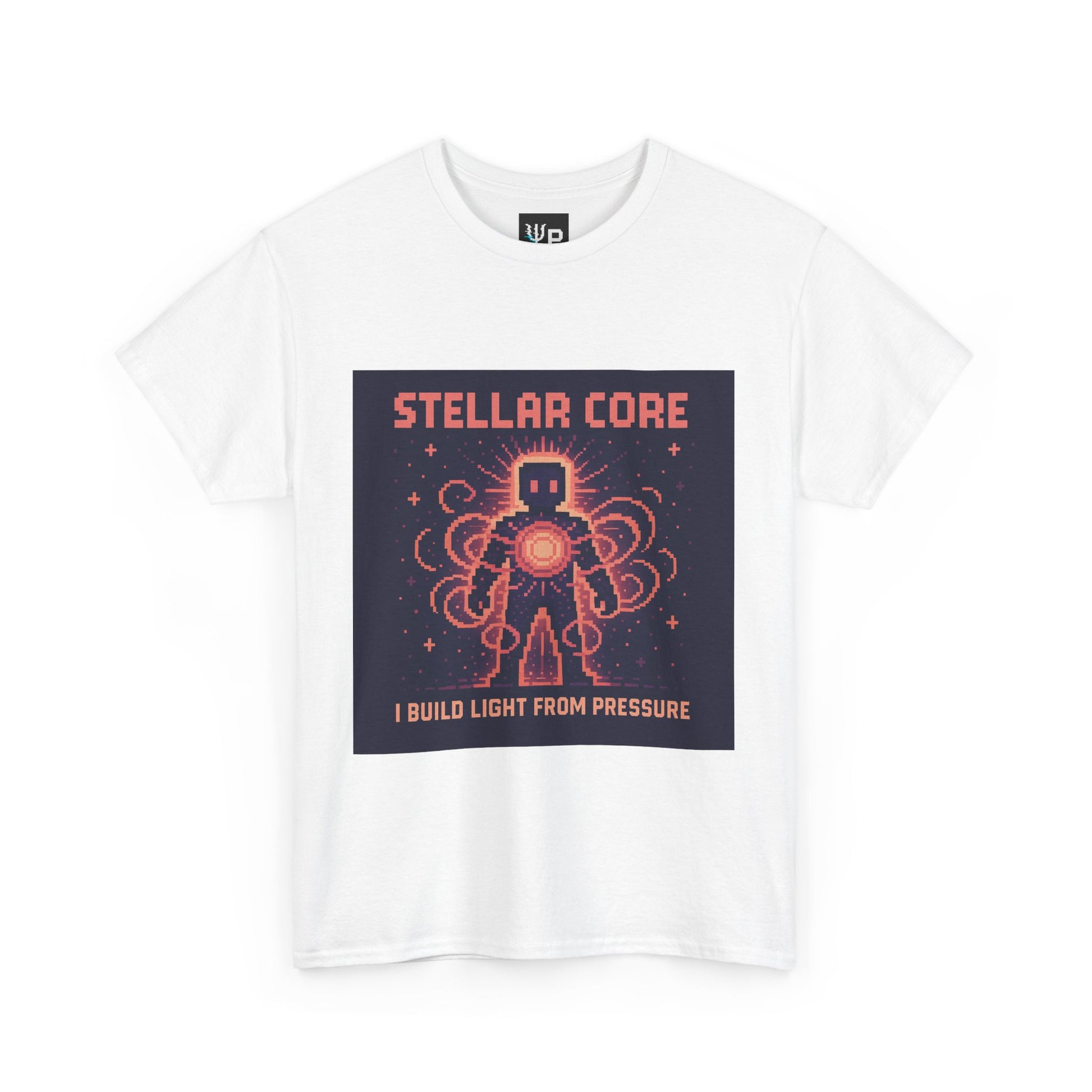 Stellar Core – Nuclear Fusion Pixel Tee - PixelatedPhysics