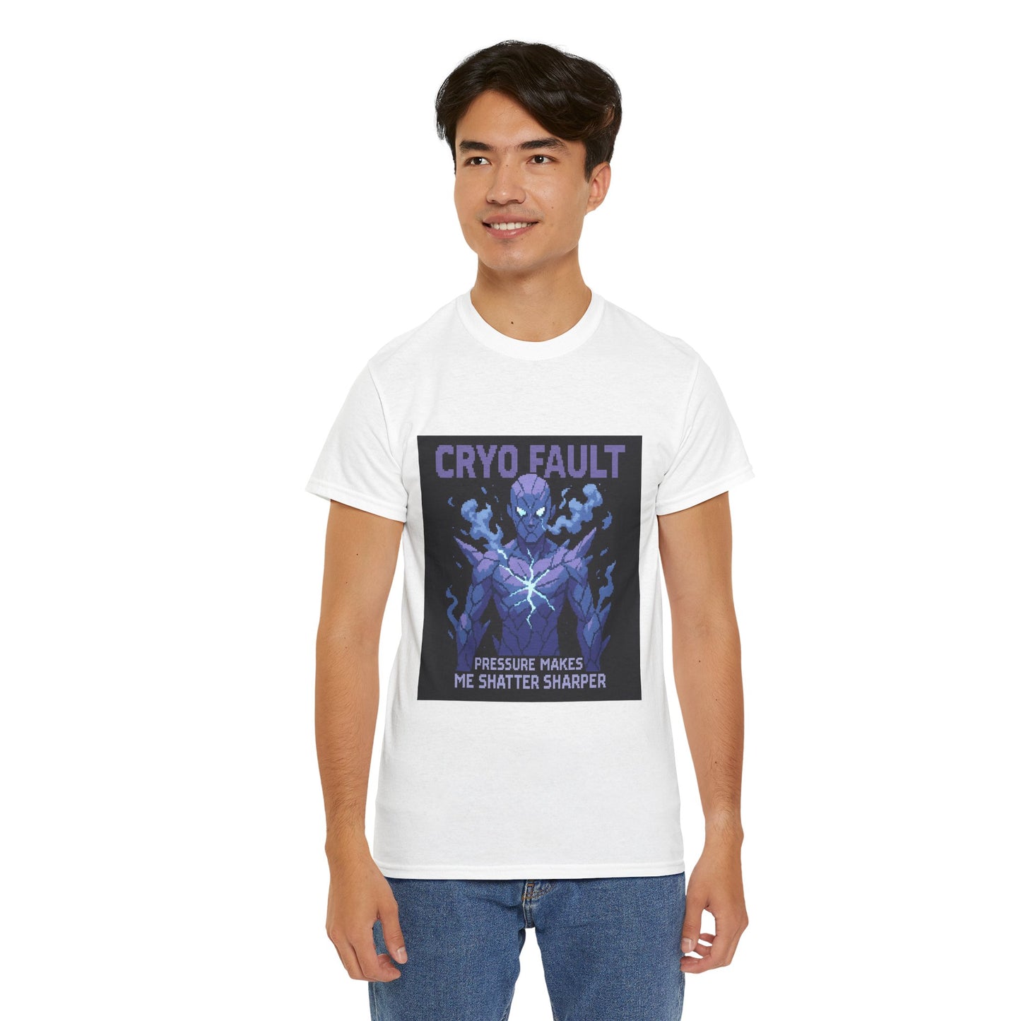 Cryo Fault – Cryogenic Fracture Pixel Tee - PixelatedPhysics