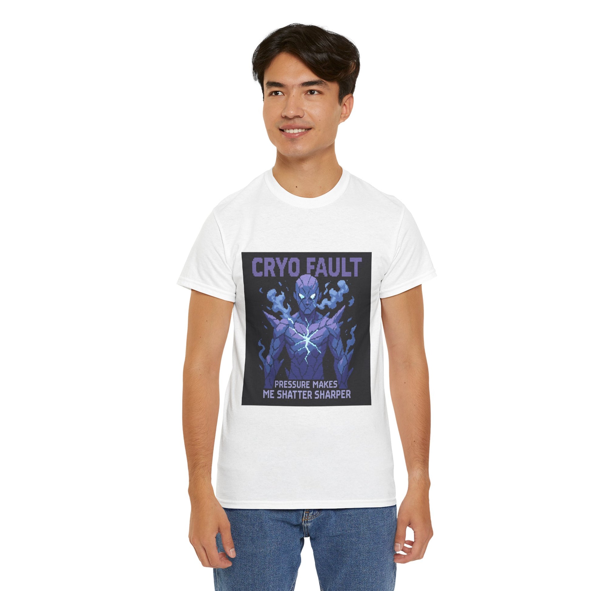 Cryo Fault – Cryogenic Fracture Pixel Tee - PixelatedPhysics
