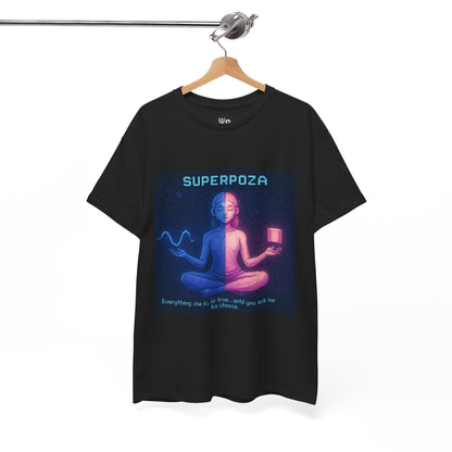 Superpoza – Quantum Superposition physics T-shirt