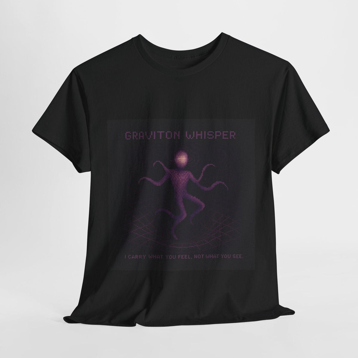 Graviton Whisper – Quantum Gravity / Force Carrier physics T-shirt