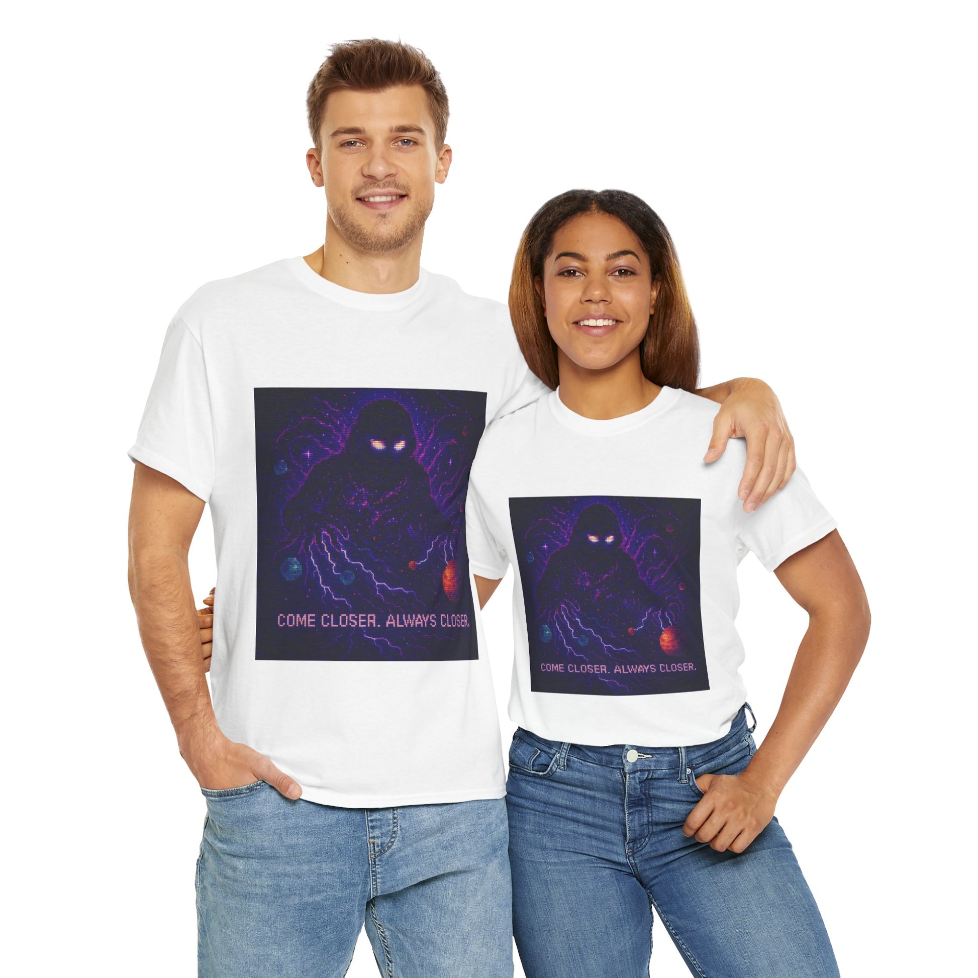 The Lurker –  General Relativity (Einstein) 1915 Pixel Tee - PixelatedPhysics