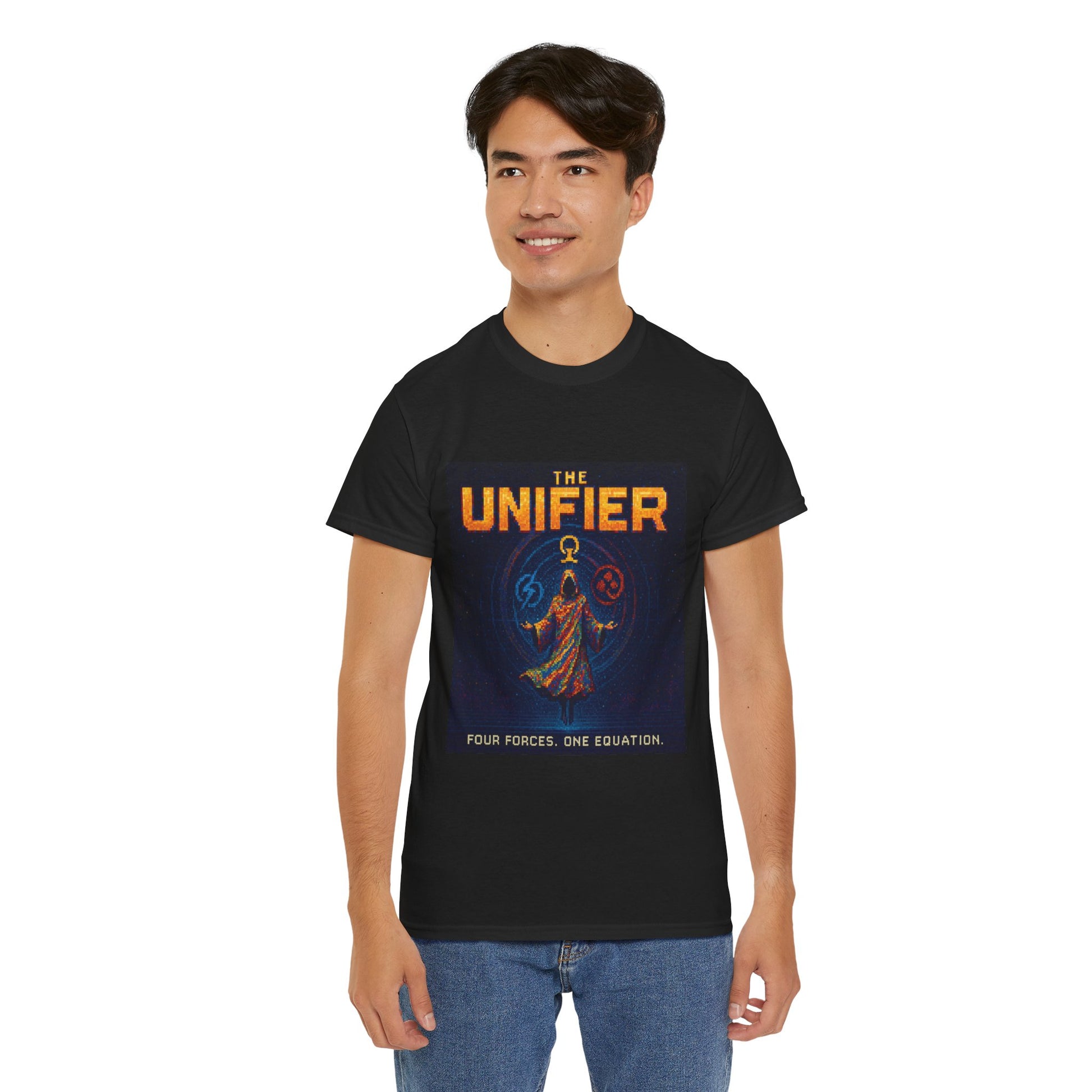 The Unifier – Grand Unified Theory Pixel Tee - PixelatedPhysics