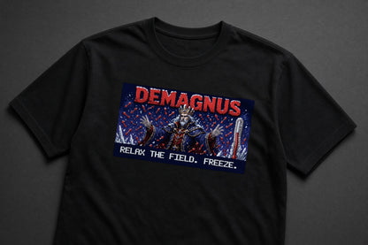 Demagnus – Magnetic Cooling physics T-shirt