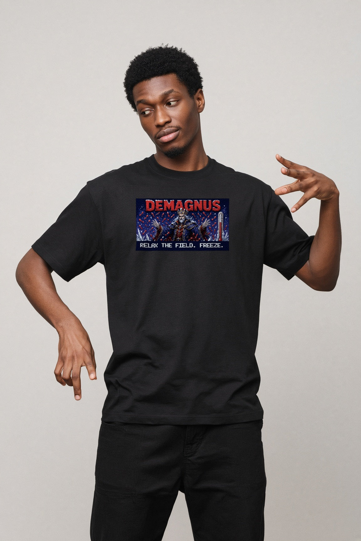 Demagnus – Magnetic Cooling physics T-shirt