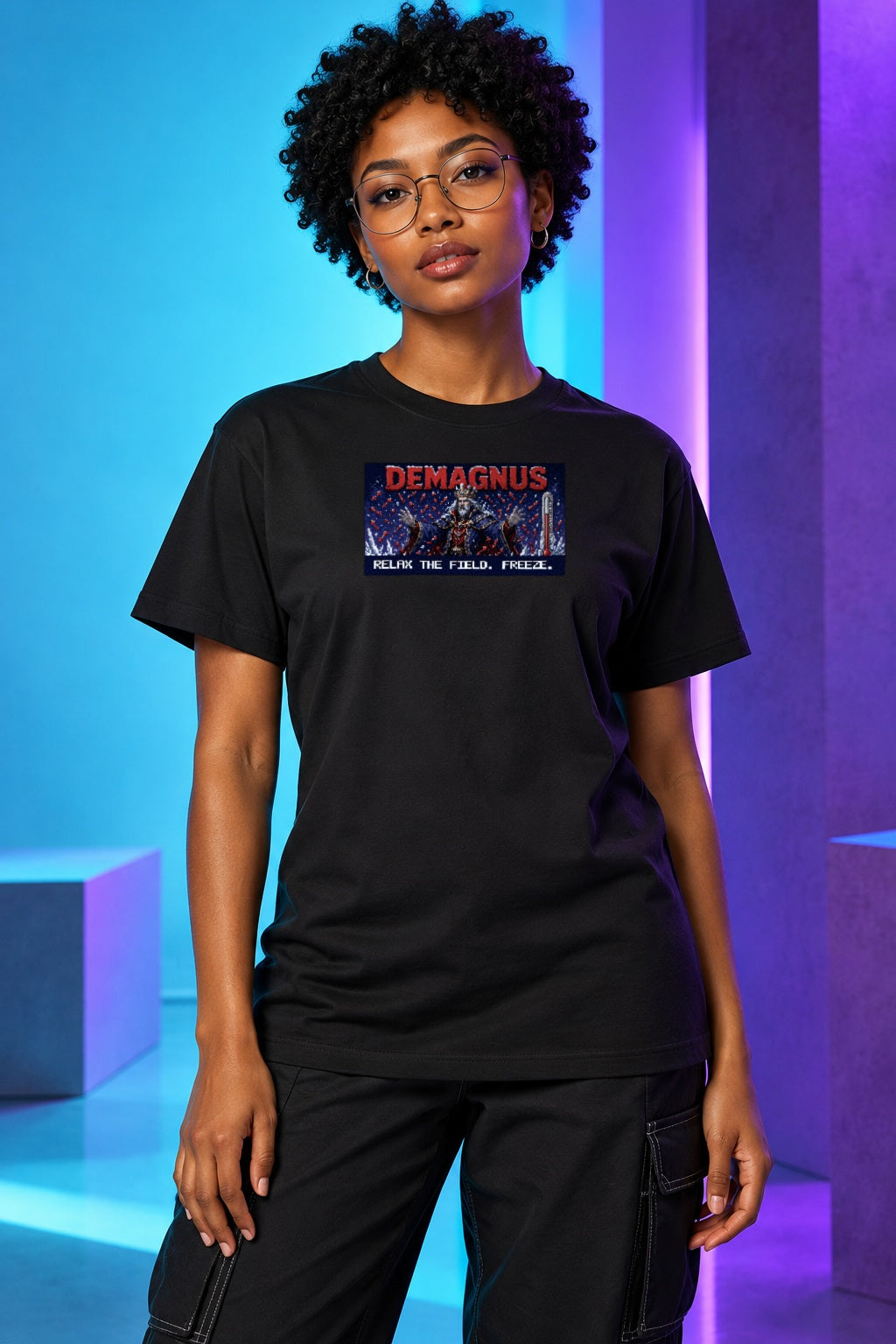 Demagnus – Magnetic Cooling physics T-shirt