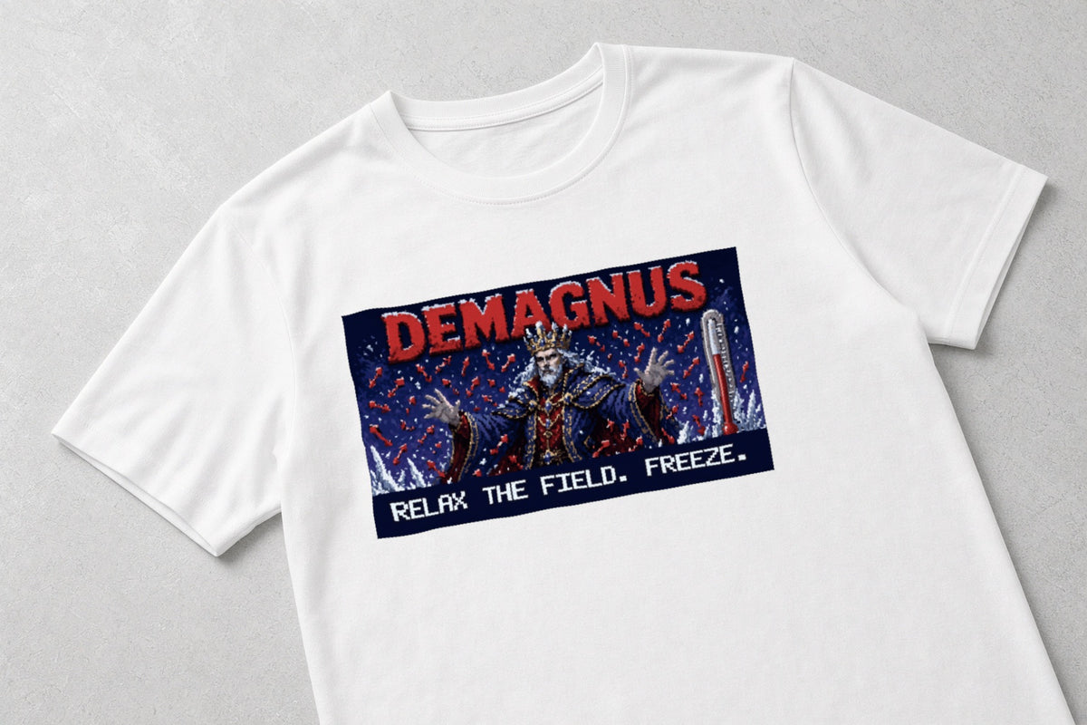 Demagnus – Magnetic Cooling physics T-shirt