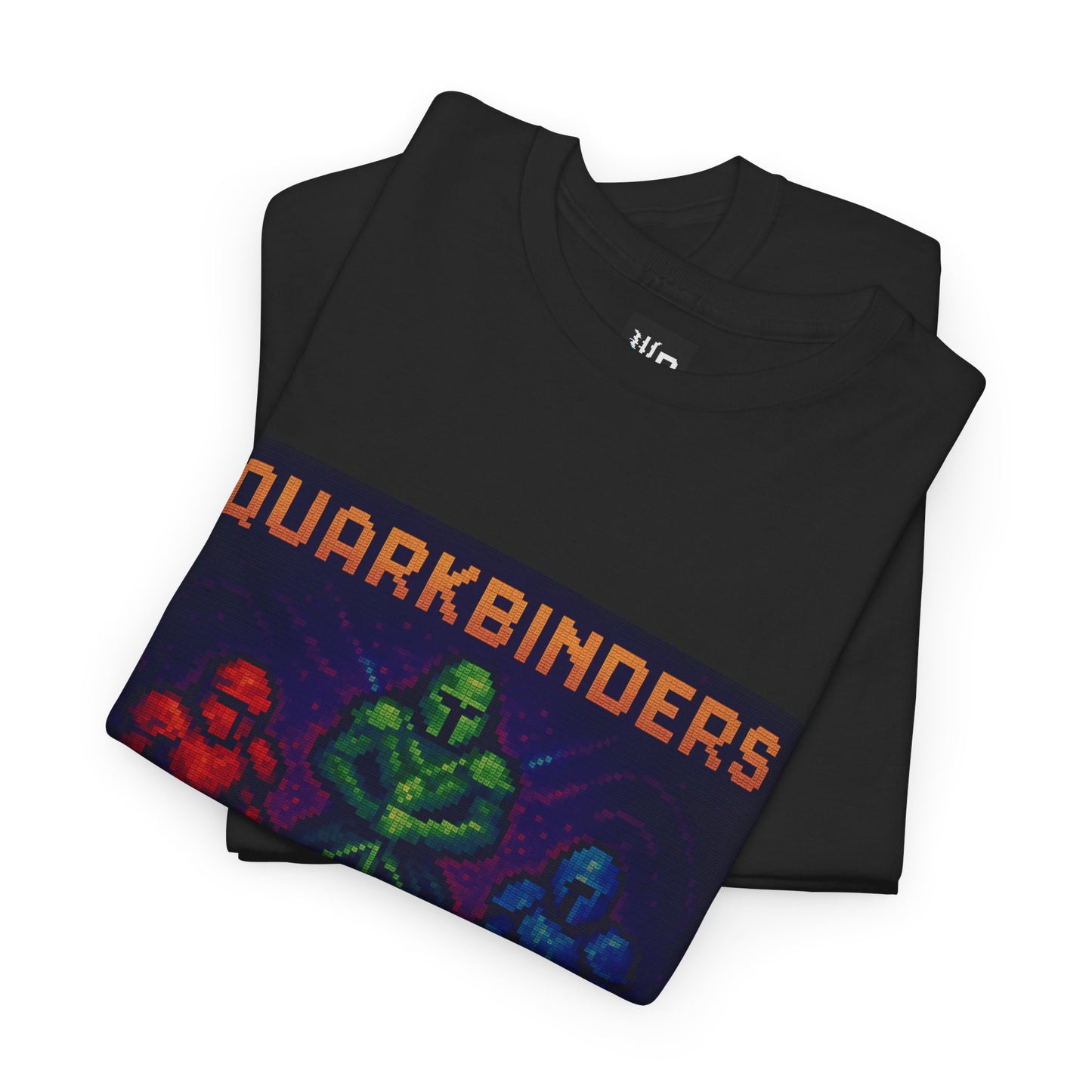 Quarkbinders – Strong Nuclear Force / Tri-Color Spin Lock Pixel Tee - PixelatedPhysics