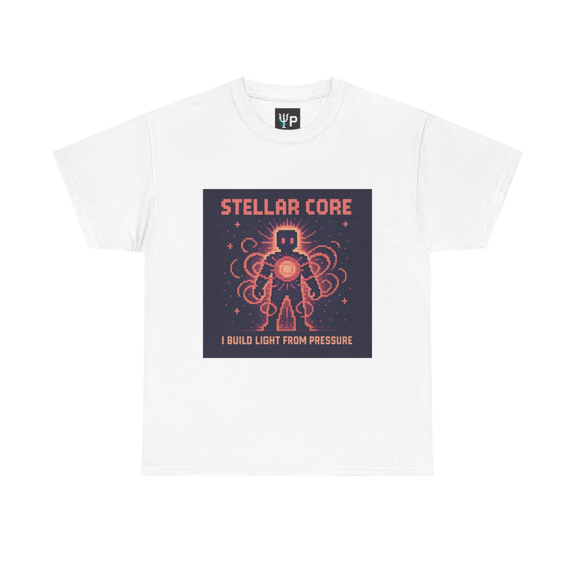Stellar Core – Nuclear Fusion Pixel Tee - PixelatedPhysics
