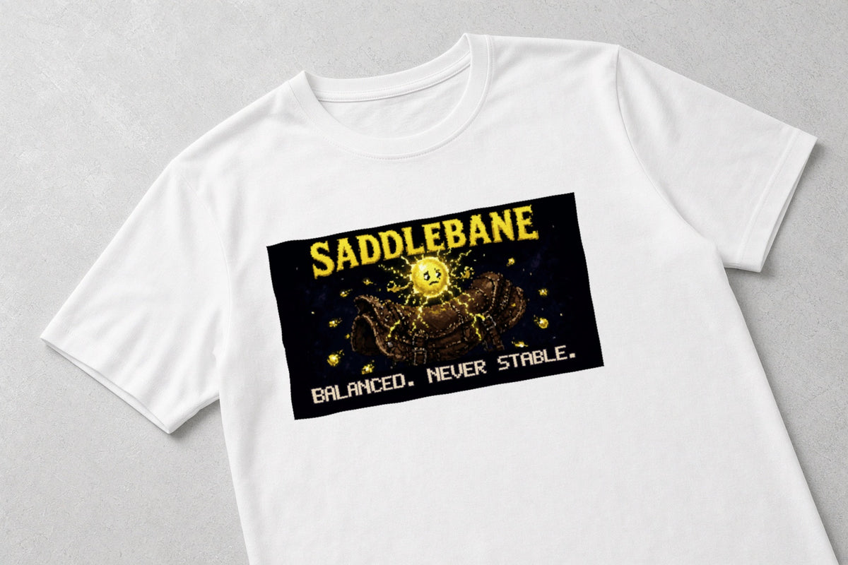 Saddlebane – Earnshaw’s Theorem physics T-shirt