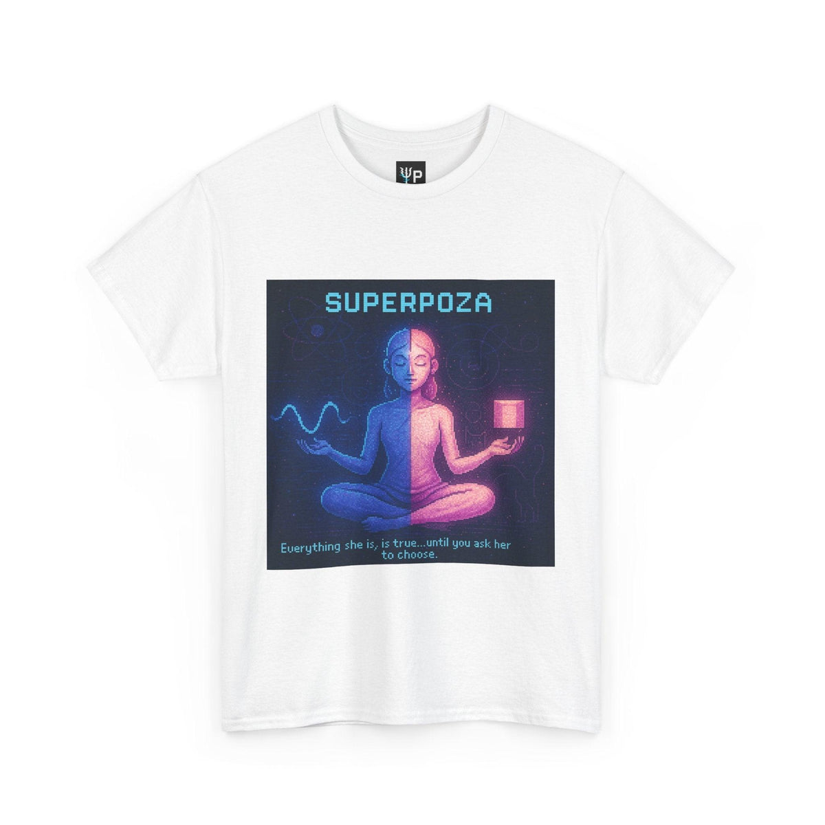 Superpoza – Quantum Superposition physics T-shirt