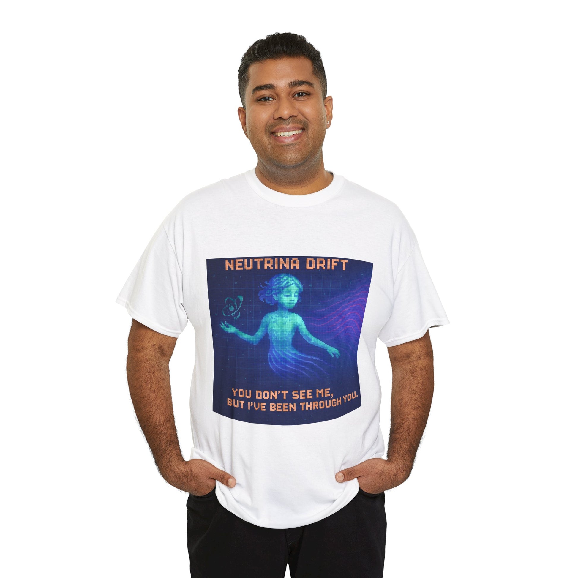 Neutrina Drift – Weak Nuclear Force / Lepton Phase Pixel Tee - PixelatedPhysics