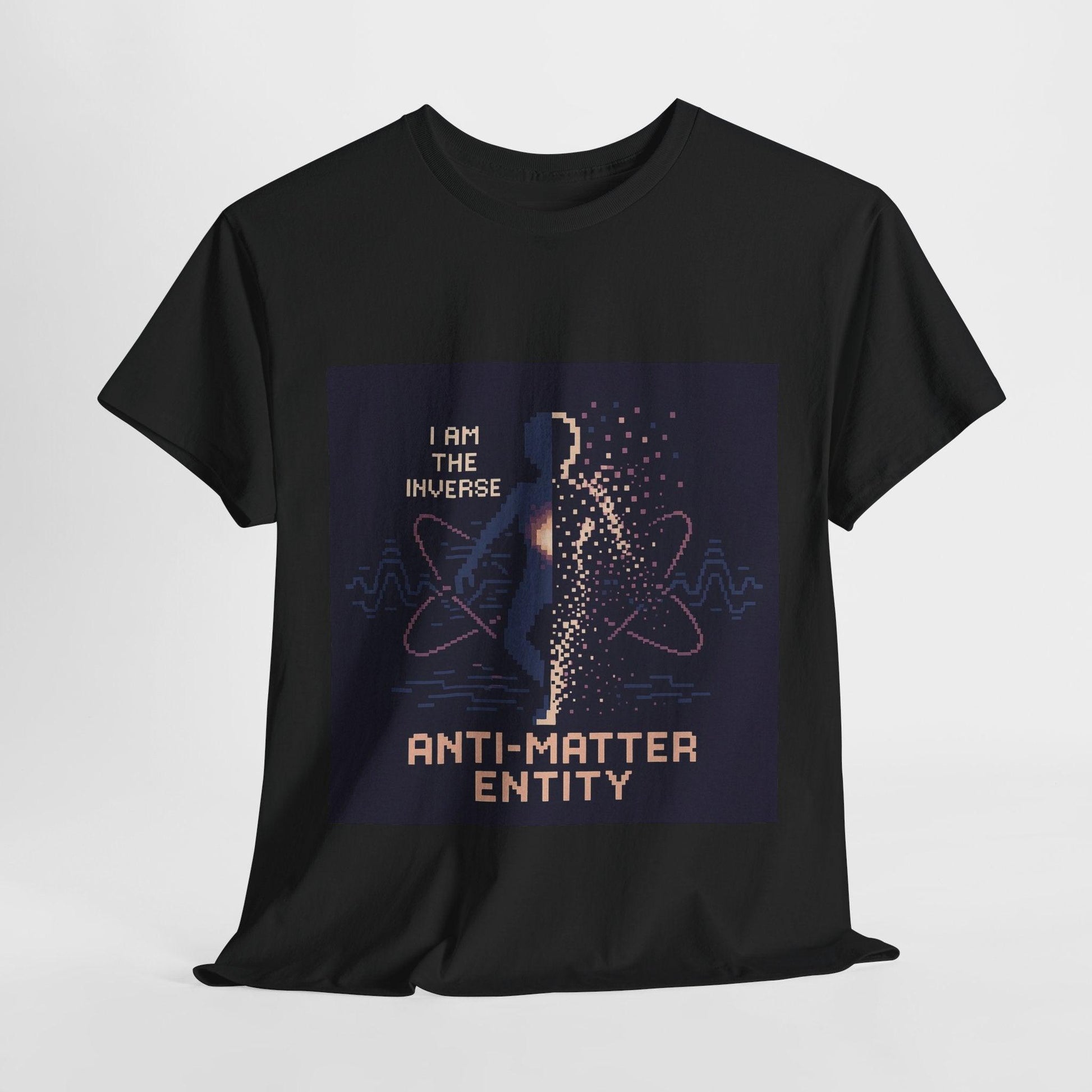 Anti-Matter Entity – Particle Annihilation / Positron Emission Physics T-Shirt-T-Shirt-PixelatedPhysics
