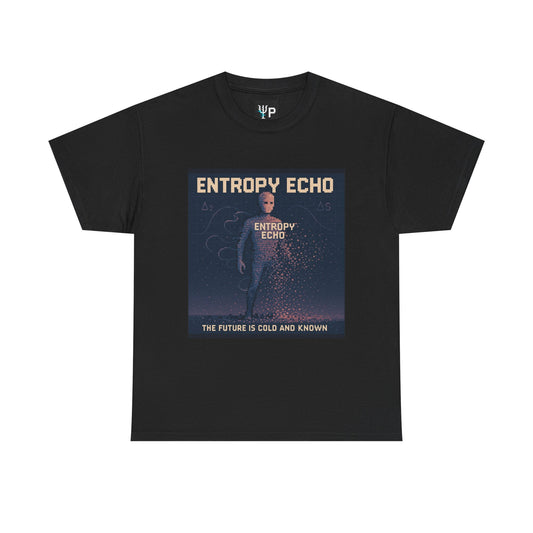 Entropy Echo – Thermal Decay / Heat Death Pixel Tee - PixelatedPhysics