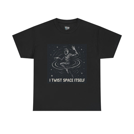 I Twist Space Itself – Spacetime Distortion Pixel Tee - PixelatedPhysics