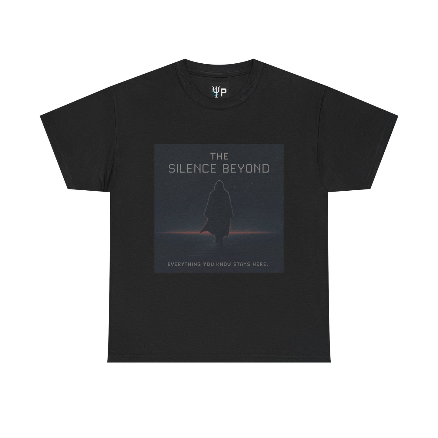 The Silence Beyond – Cosmic Horizon / Observable Limit Pixel Tee - PixelatedPhysics