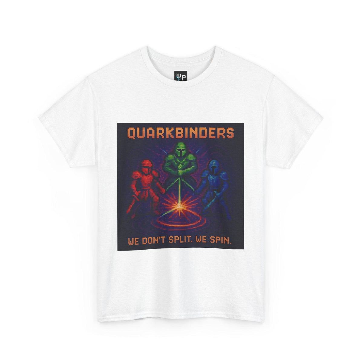 Quarkbinders – Quantum Chromodynamics / Strong Nuclear Force physics T-shirt