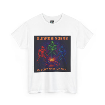 Quarkbinders – Strong Nuclear Force / Tri-Color Spin Lock Pixel Tee - PixelatedPhysics