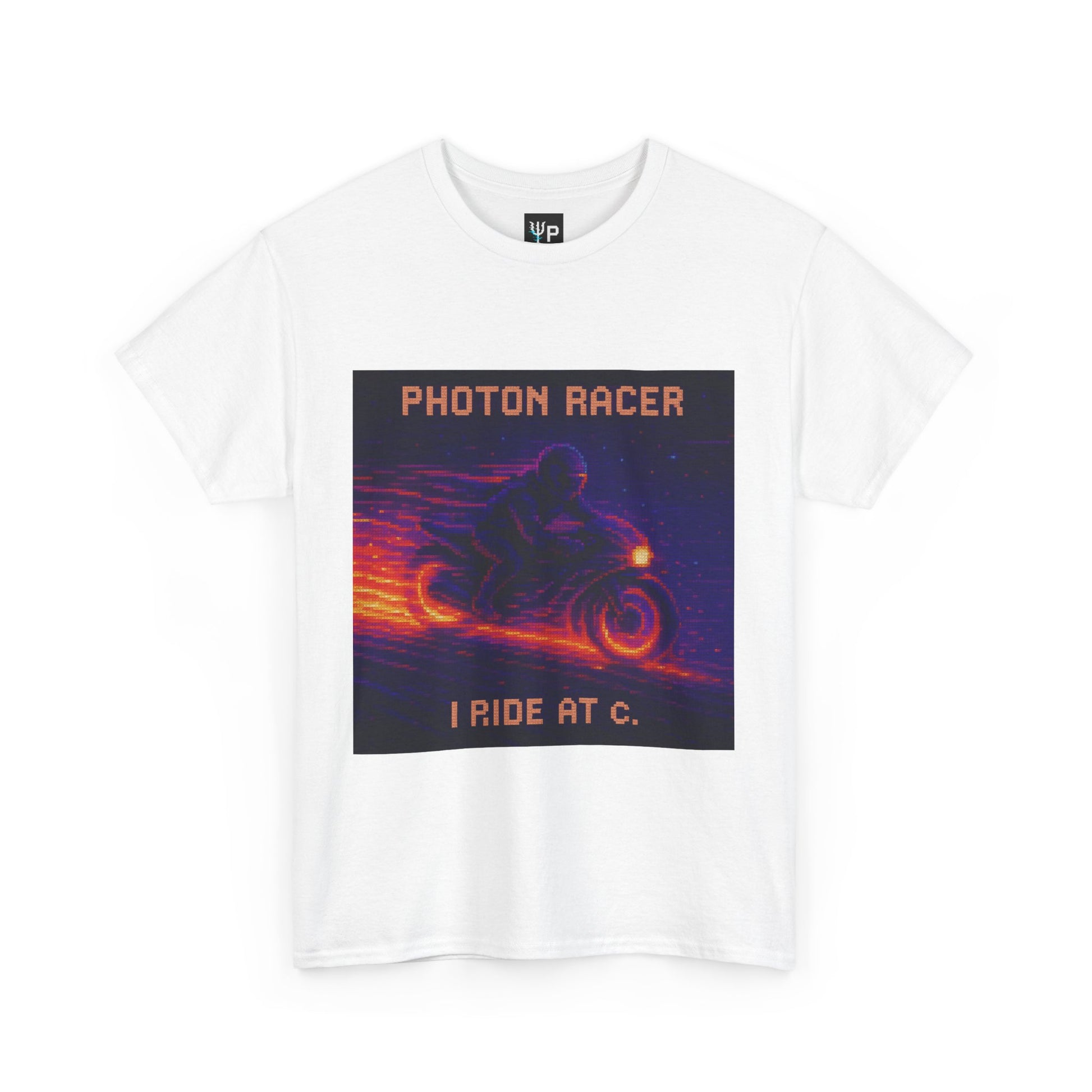 Photon Racer – Electromagnetism / Light-Speed Motion Pixel Tee - PixelatedPhysics