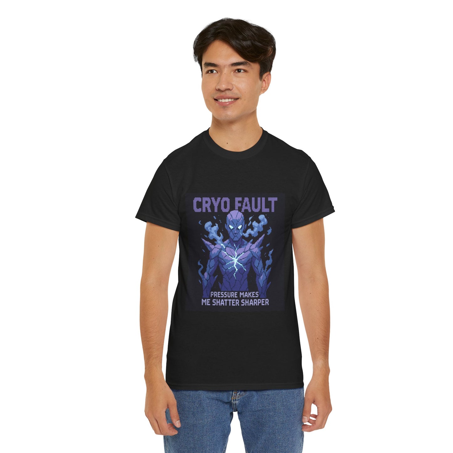 Cryo Fault – Cryogenic Fracture Pixel Tee - PixelatedPhysics