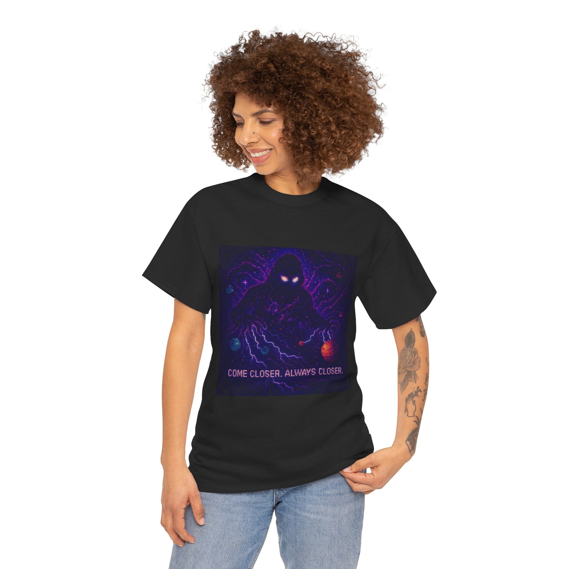 The Lurker –  General Relativity (Einstein) 1915 Pixel Tee - PixelatedPhysics