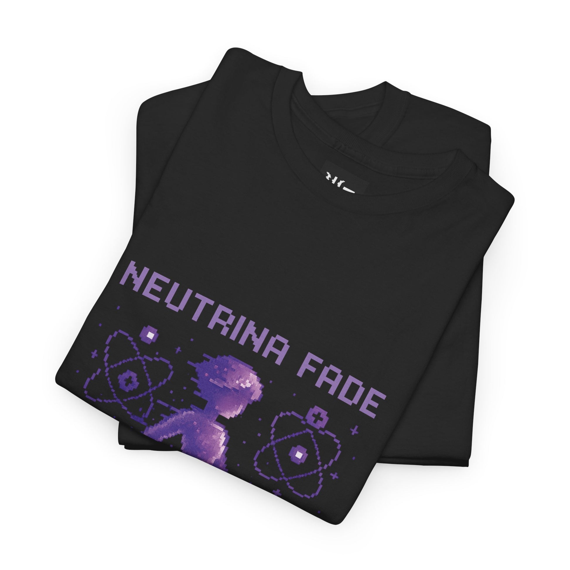 Neutrina Fade – Neutrino Ghost Matter Pixel Tee - PixelatedPhysics