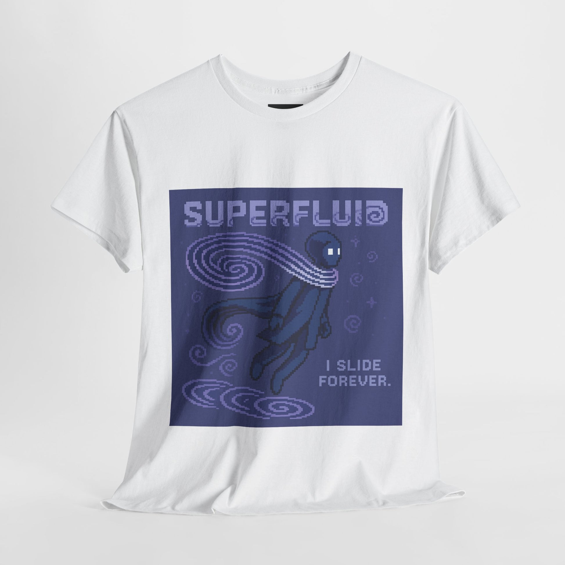 Superfluid- Quantum Fluid at Near Absolute Zero Pixel Tee - PixelatedPhysics