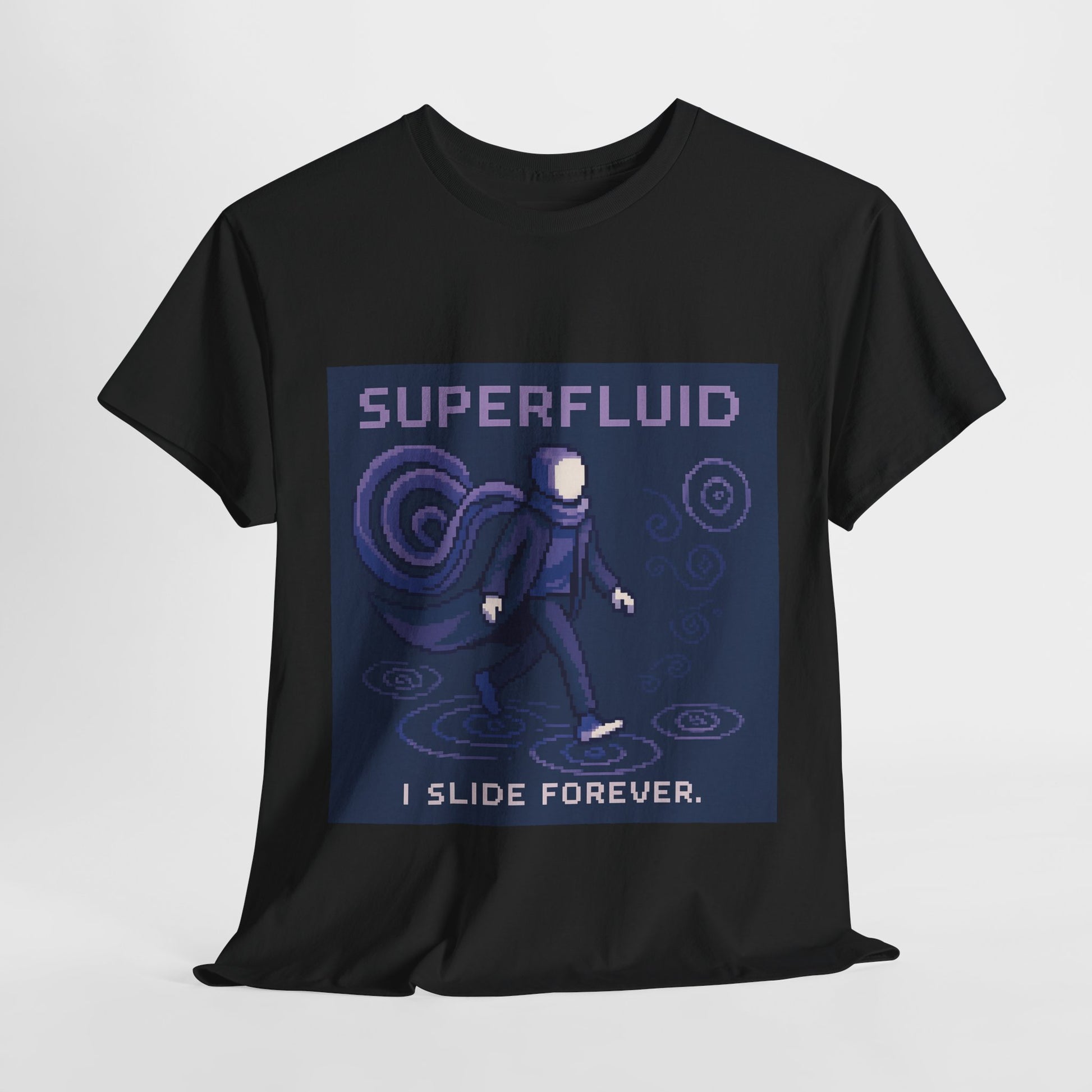 Superfluid- Quantum Fluid at Near Absolute Zero Pixel Tee - PixelatedPhysics