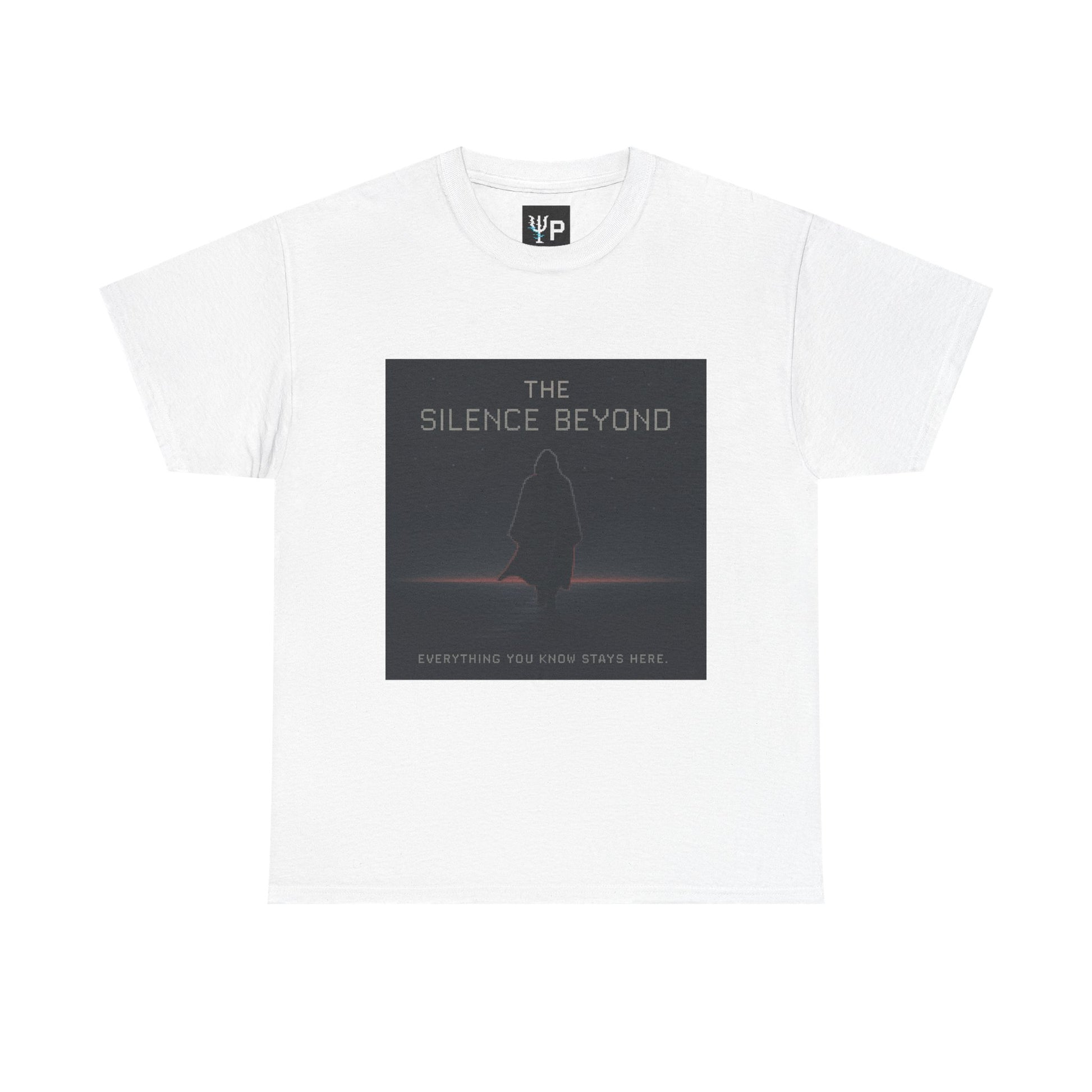 The Silence Beyond – Cosmic Horizon / Observable Limit Pixel Tee - PixelatedPhysics