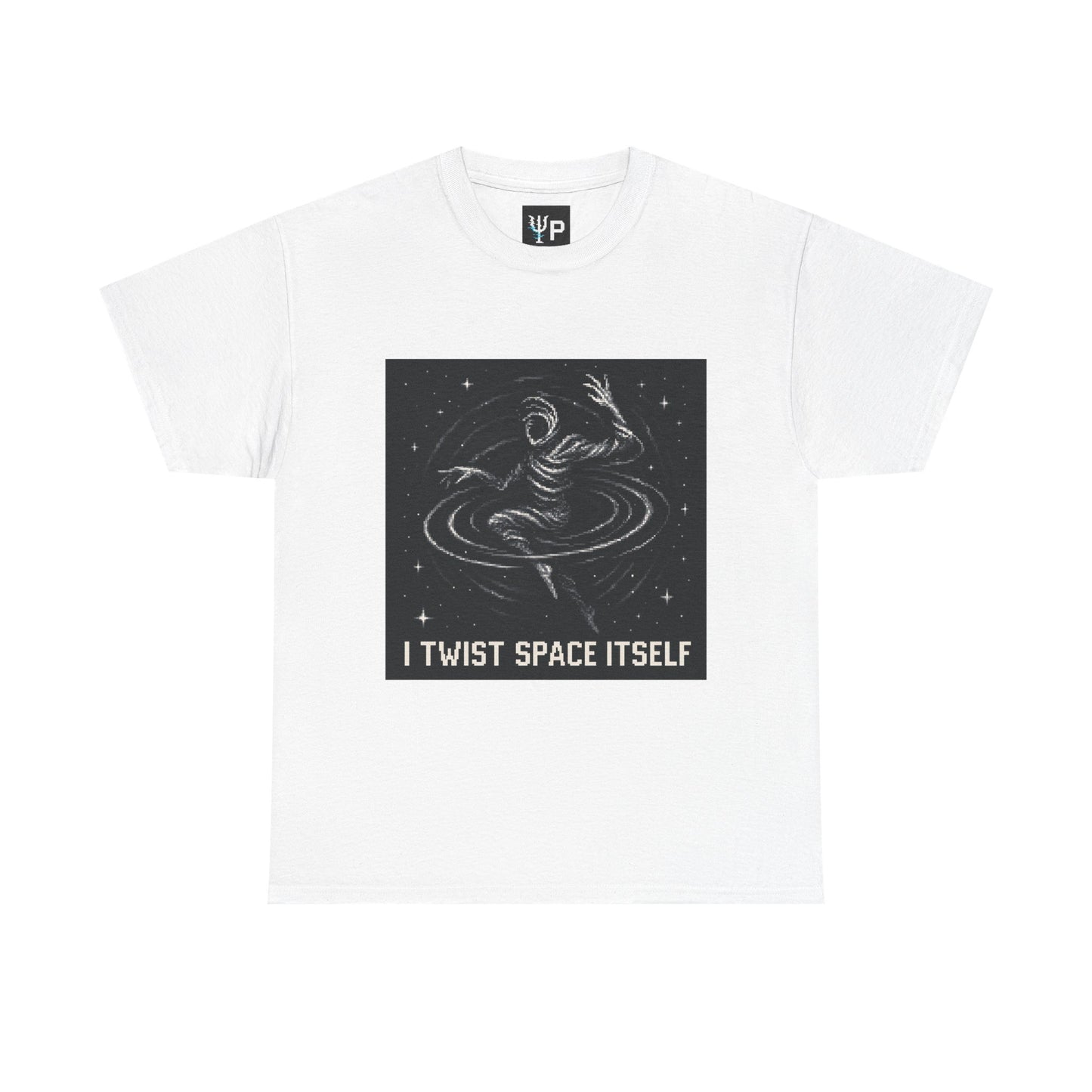 I Twist Space Itself – Spacetime Distortion Pixel Tee - PixelatedPhysics