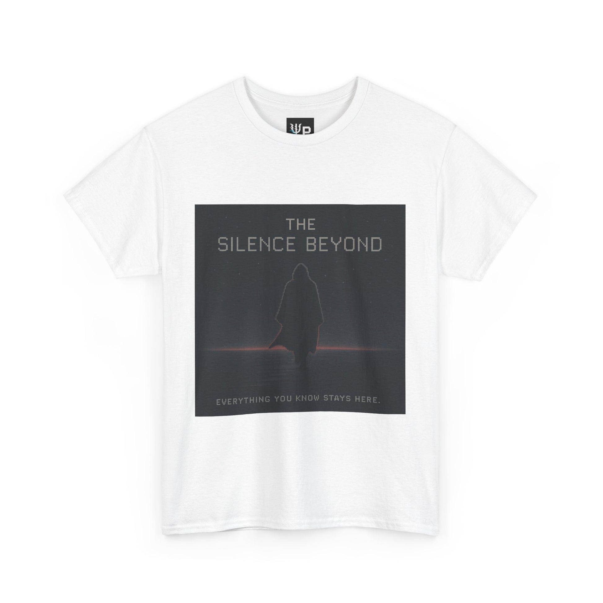 The Silence Beyond – Cosmic Horizon / Observable Limit Pixel Tee - PixelatedPhysics