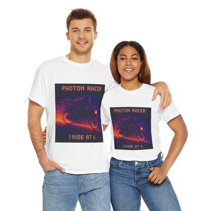 Photon Racer – Electromagnetism / Light-Speed Motion Pixel Tee - PixelatedPhysics